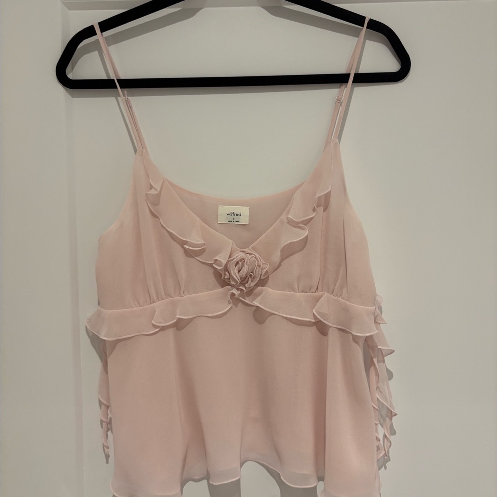 Wilfred Light Pink Ruffle Camisole